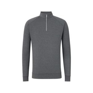 Men's Grey Half-Zip Sweater